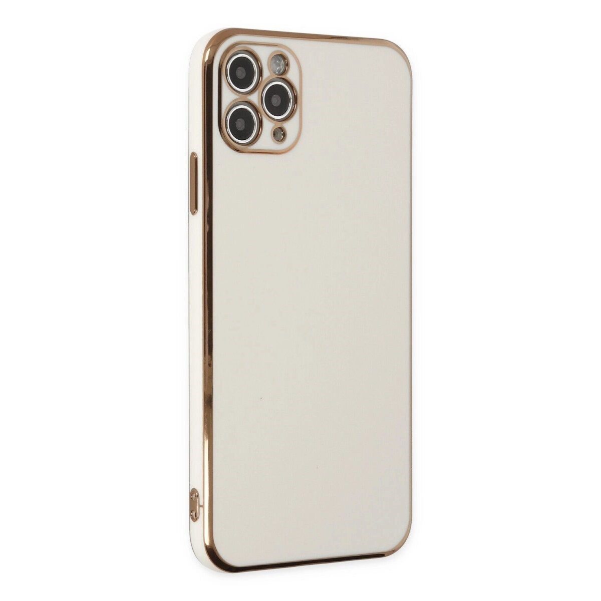 Apple İphone 11 Pro Max Kılıf Volet Silikon - Beyaz