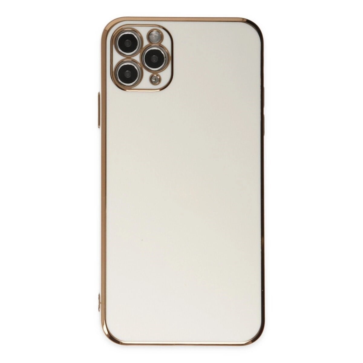 Apple İphone 11 Pro Max Kılıf Volet Silikon - Beyaz