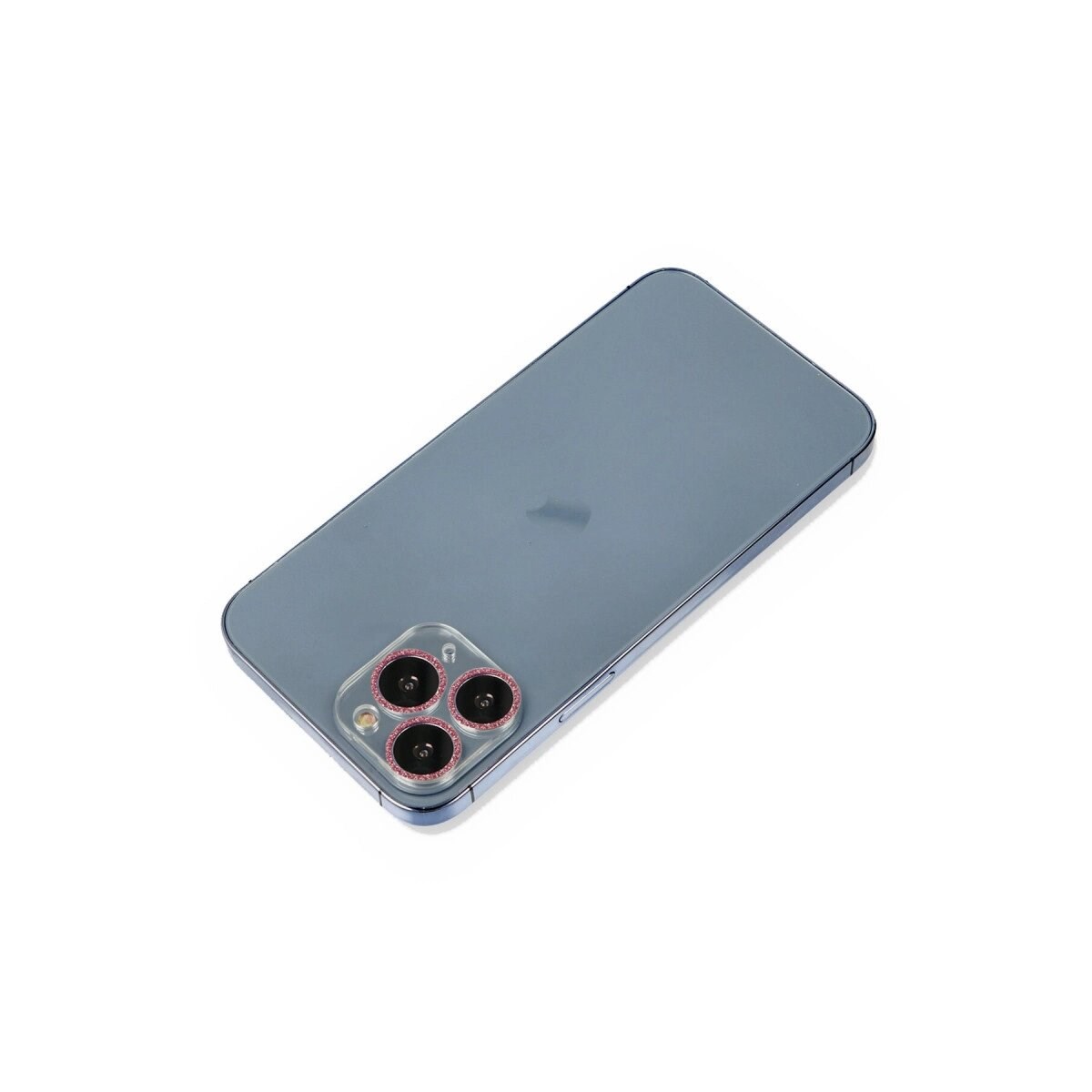 Apple İphone 11 Pro Max Shine Kamera Lens Koruma Cam - Pembe