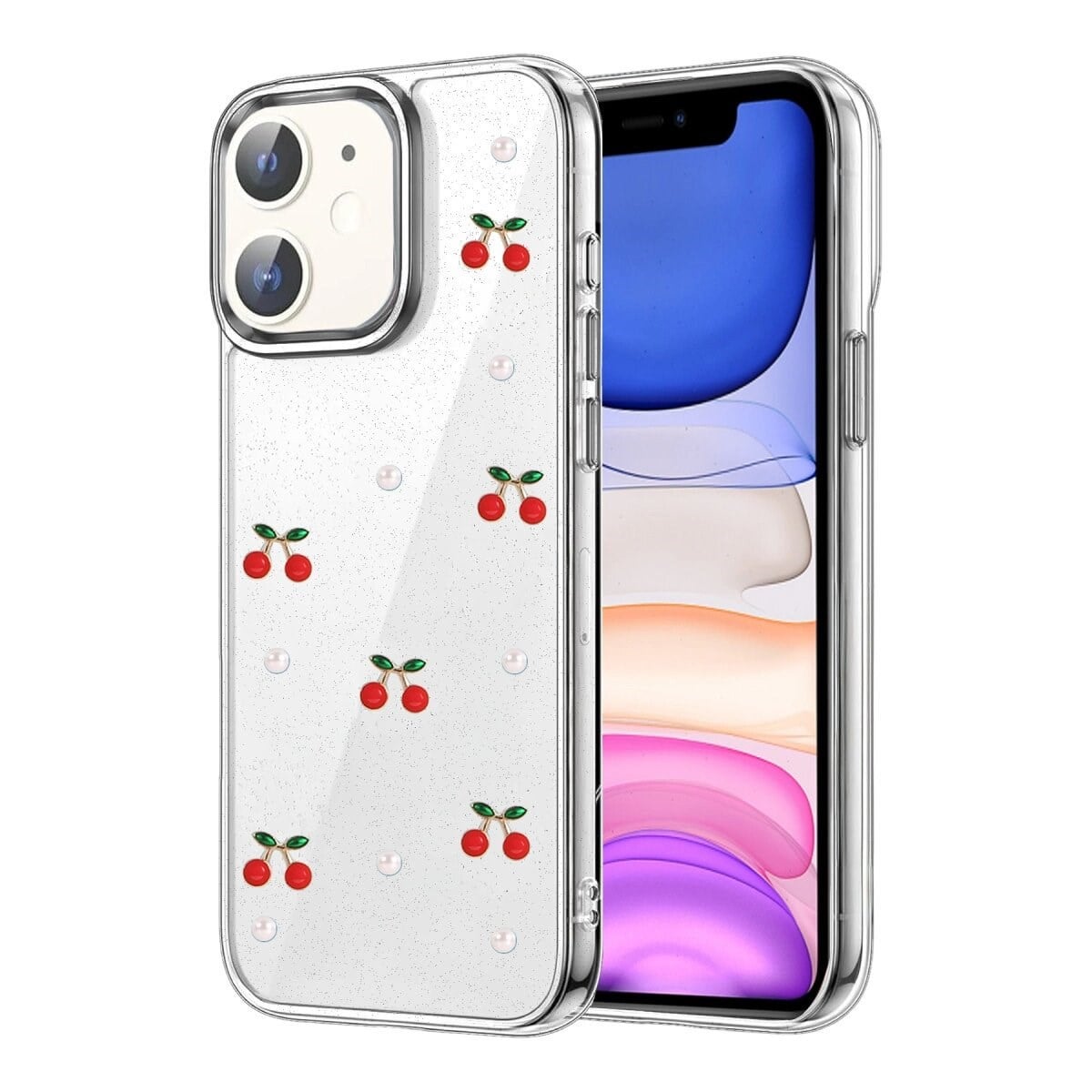 Apple İphone 12 Fiyonk Desenli Kapak - Desen 9