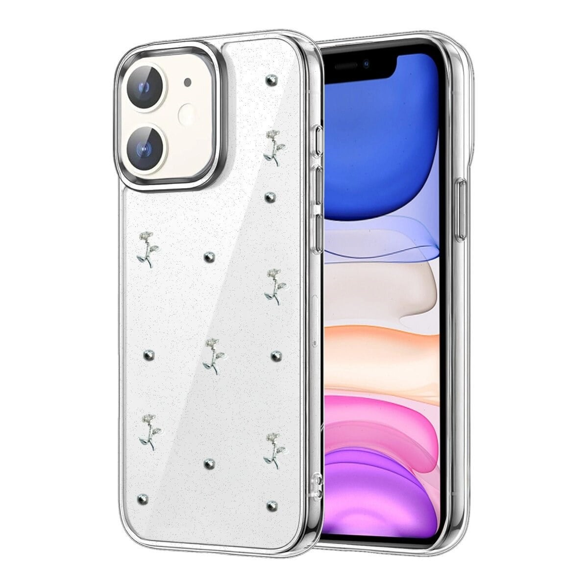 Apple İphone 12 Fiyonk Desenli Kapak - Desen 4