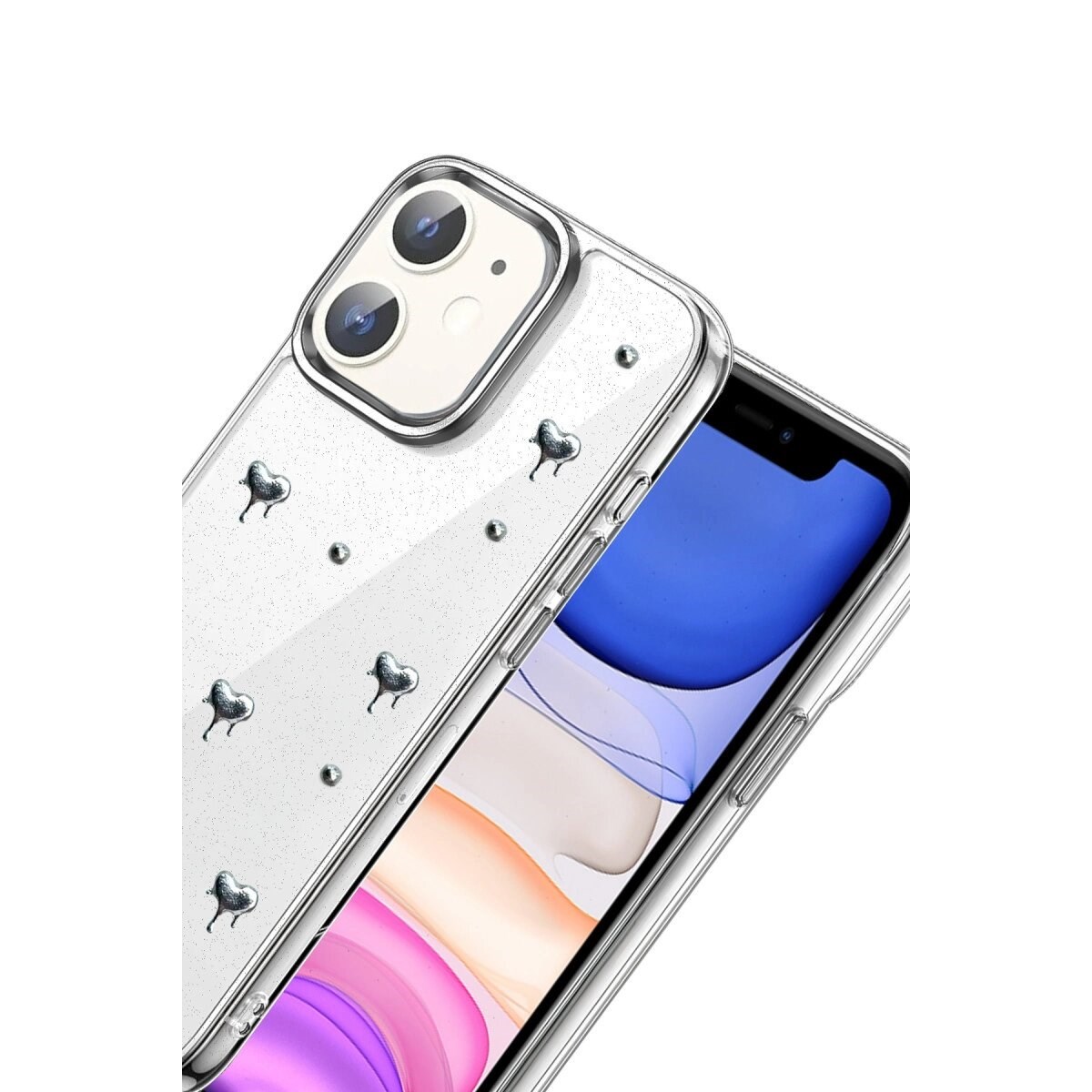Apple İphone 12 Fiyonk Desenli Kapak - Desen 1