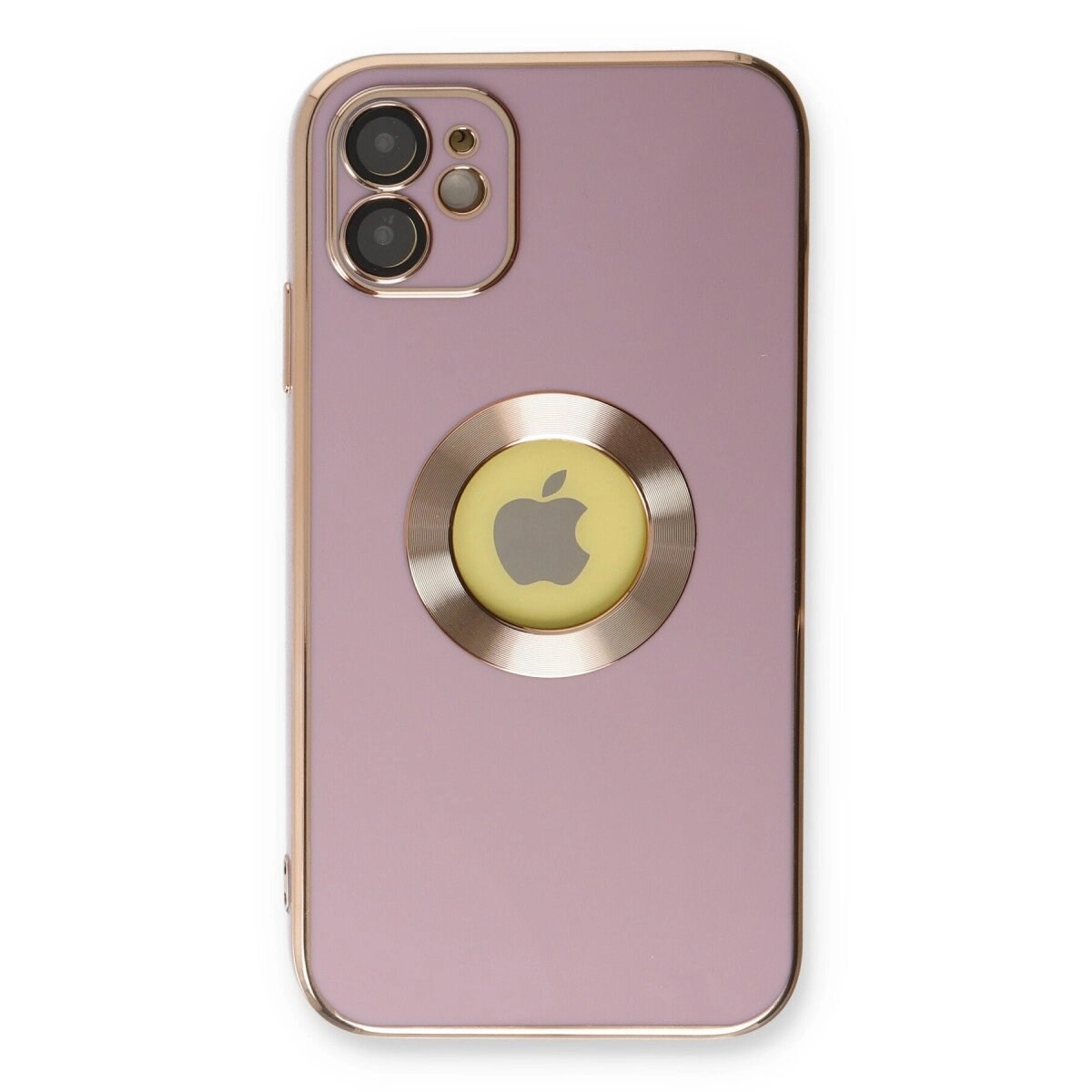 Apple İphone 12 Kılıf Store Silikon - Mor