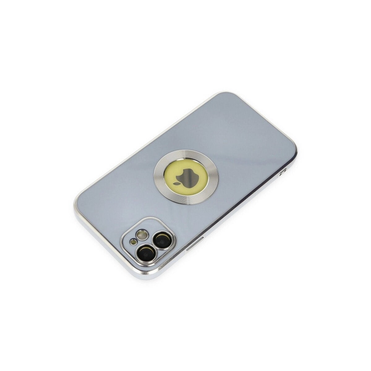 Apple İphone 12 Kılıf Store Silikon - Sierra Blue
