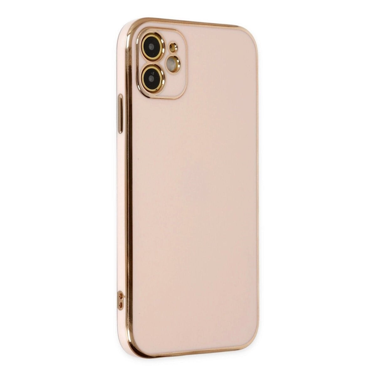 Apple İphone 12 Kılıf Volet Silikon - Pembe