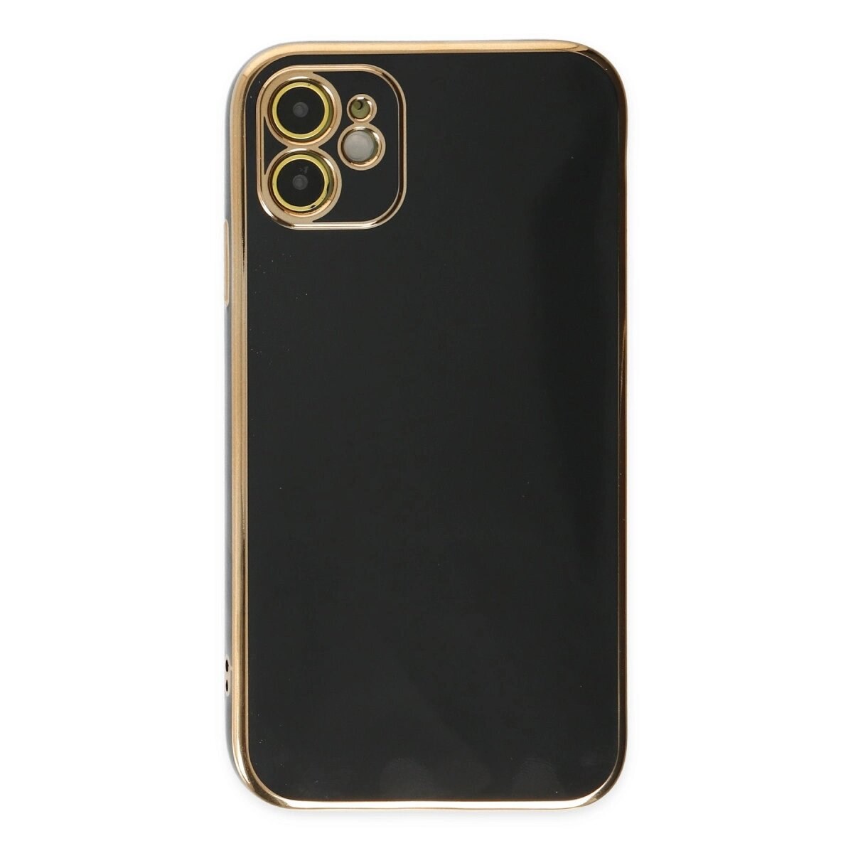Apple İphone 12 Kılıf Volet Silikon - Siyah
