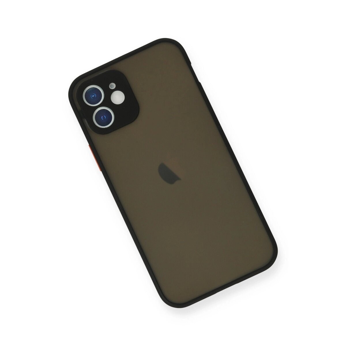 Apple İphone 12 Mini Kılıf Montreal Silikon Kapak - Siyah