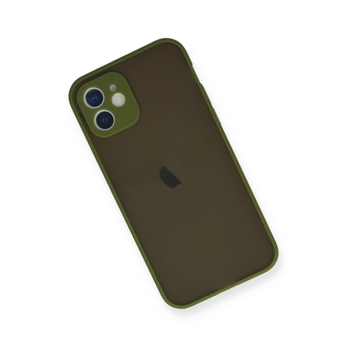 Apple İphone 12 Mini Kılıf Montreal Silikon Kapak - Açık Yeşil