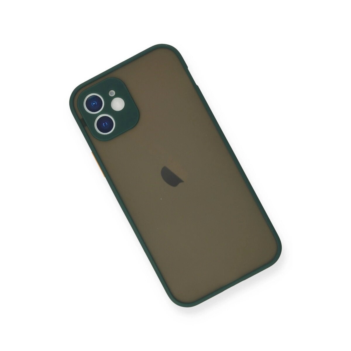 Apple İphone 12 Mini Kılıf Montreal Silikon Kapak - Yeşil