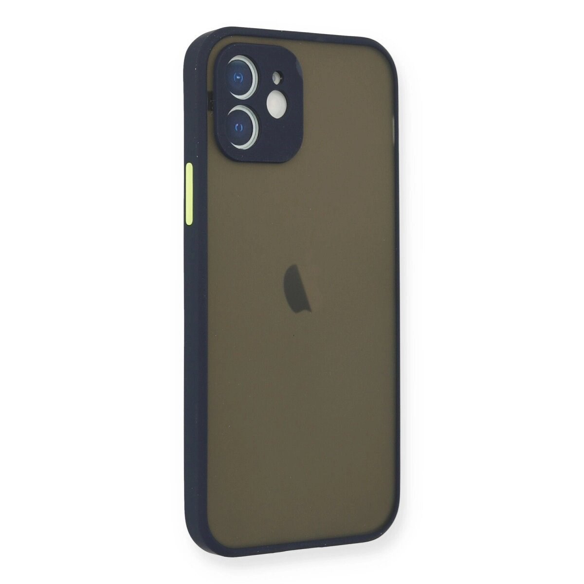 Apple İphone 12 Mini Kılıf Montreal Silikon Kapak - Lacivert