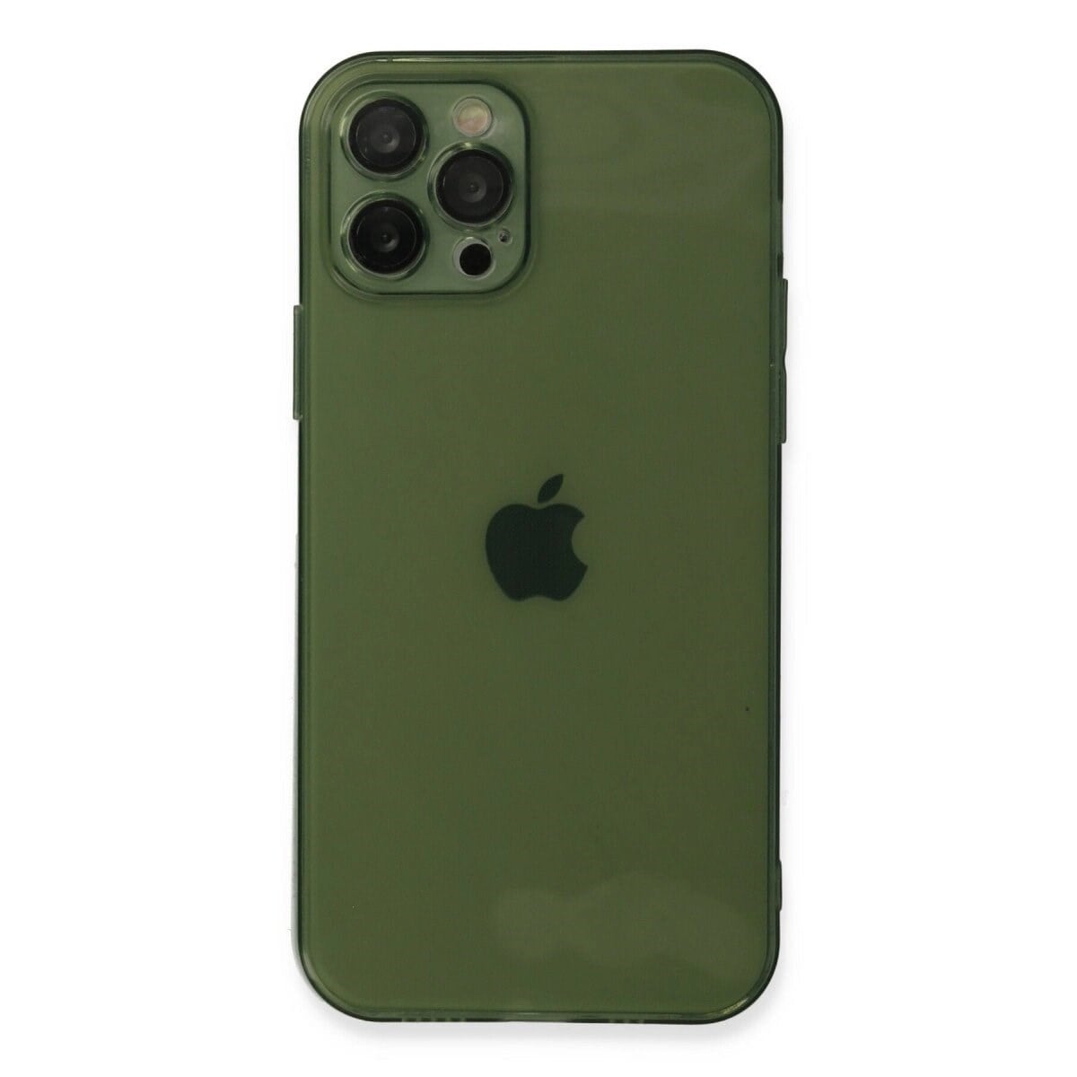 Apple İphone 12 Pro Kılıf Fly Lens Silikon - Yeşil