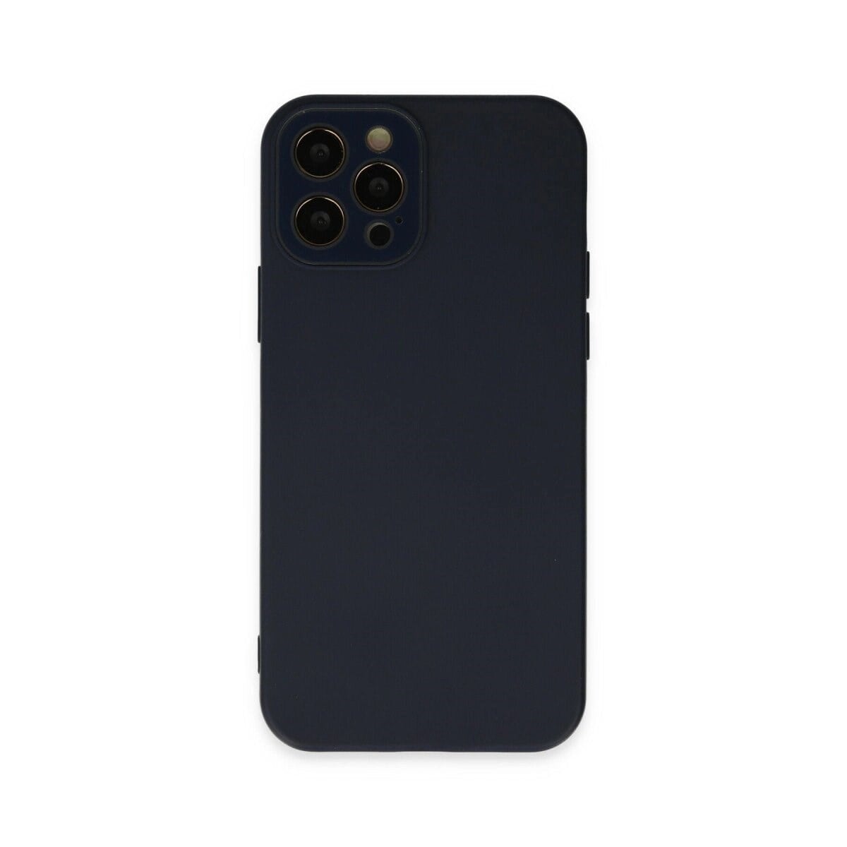 Apple İphone 12 Pro Kılıf Lansman Glass Kapak - Lacivert