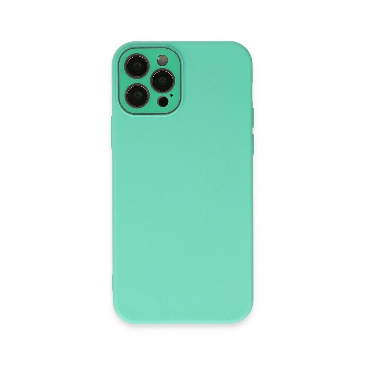 Apple İphone 12 Pro Kılıf Lansman Glass Kapak - Turkuaz