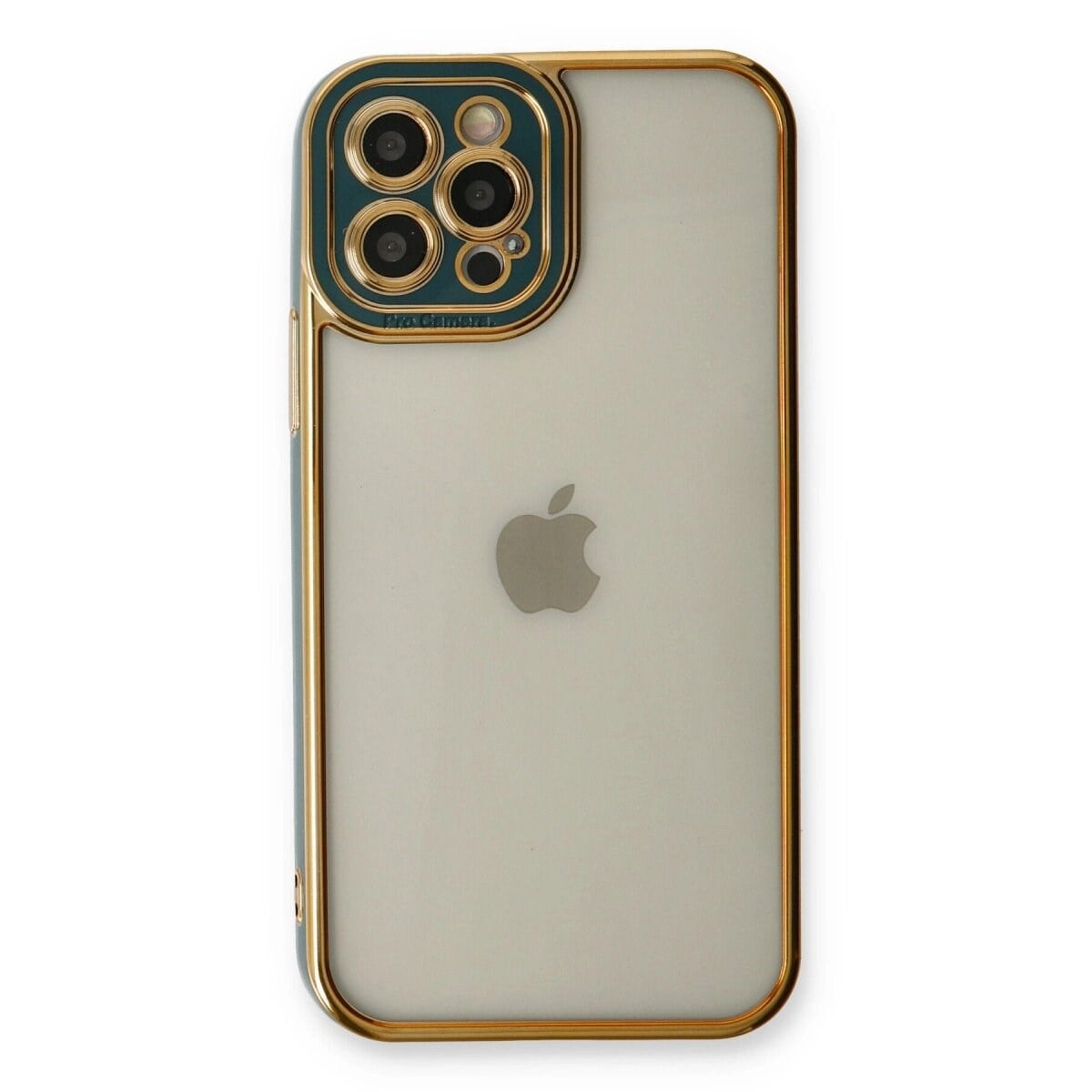 Apple İphone 12 Pro Kılıf Liva Lens Silikon - Yeşil