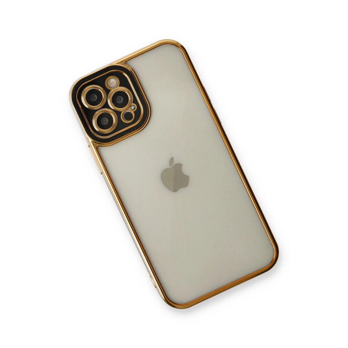 Apple İphone 12 Pro Kılıf Liva Lens Silikon - Siyah