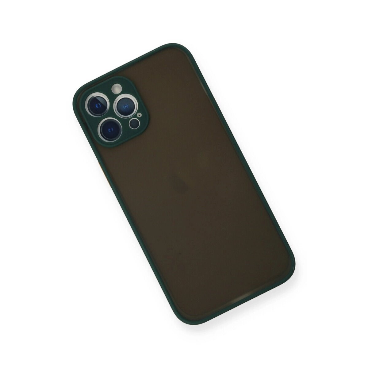 Apple İphone 12 Pro Kılıf Montreal Silikon Kapak - Yeşil