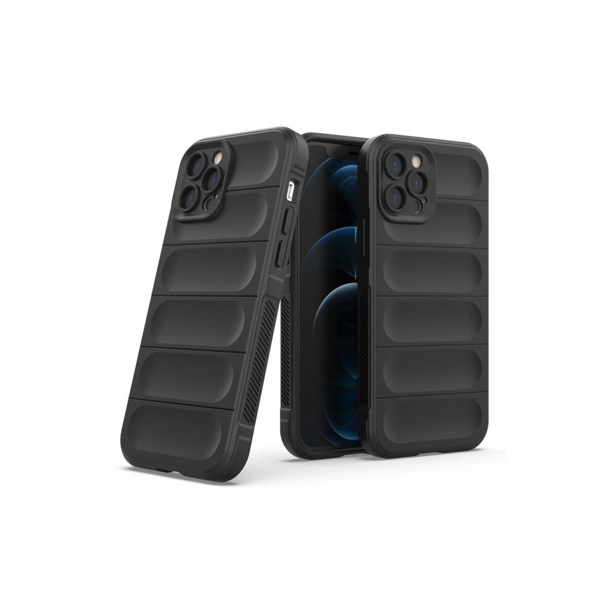 Apple İphone 12 Pro Kılıf Optimum Silikon - Siyah