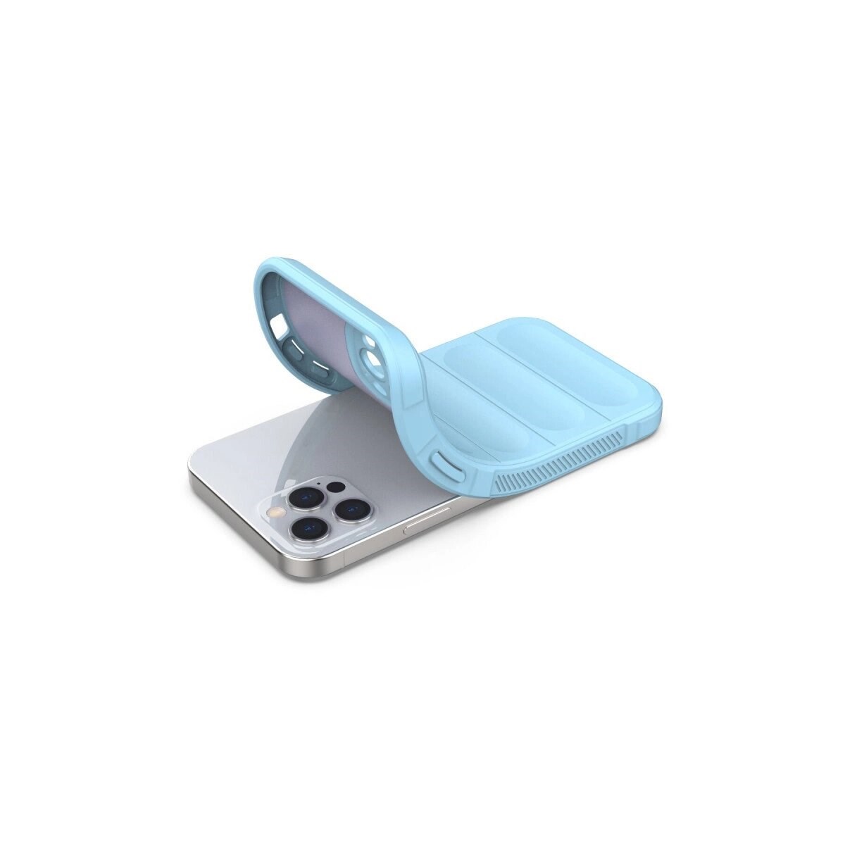 Apple İphone 12 Pro Kılıf Optimum Silikon - Sky Blue