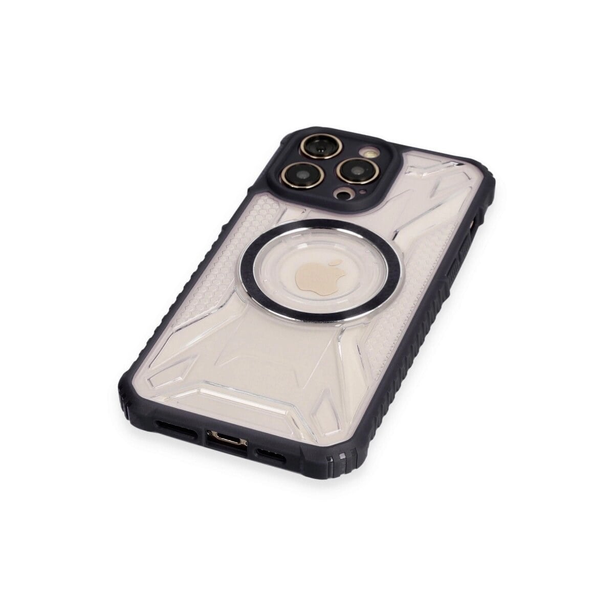 Apple İphone 12 Pro Kılıf Prag Magneticsafe Kapak - Siyah