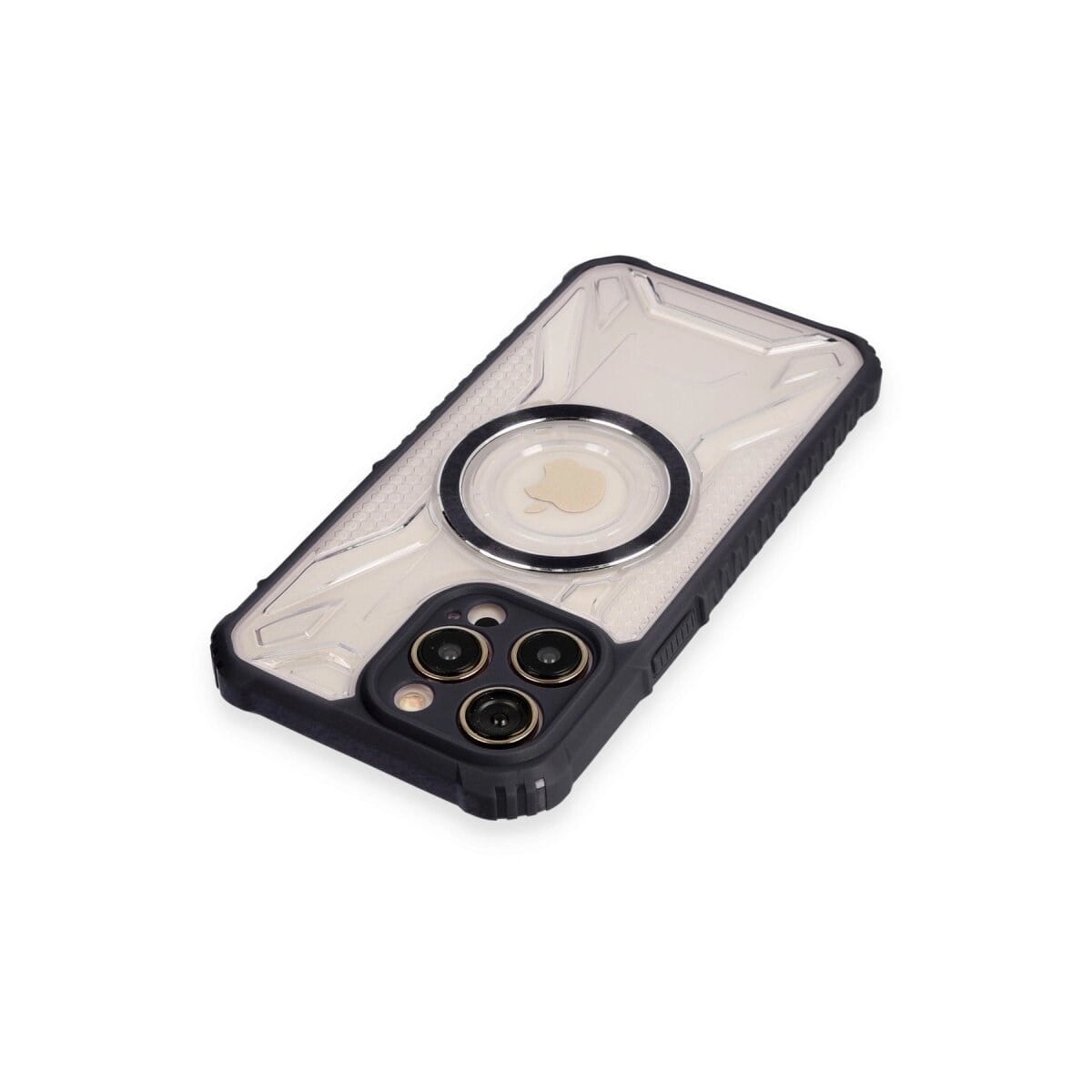 Apple İphone 12 Pro Kılıf Prag Magneticsafe Kapak - Siyah