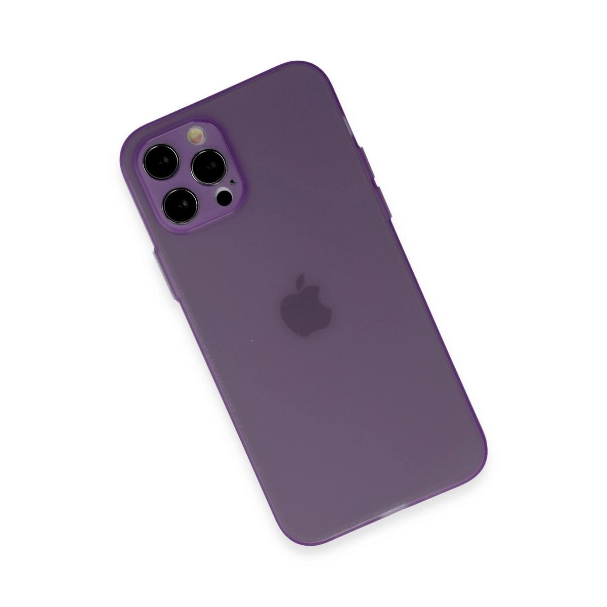 Apple İphone 12 Pro Kılıf Puma Silikon - Koyu Mor