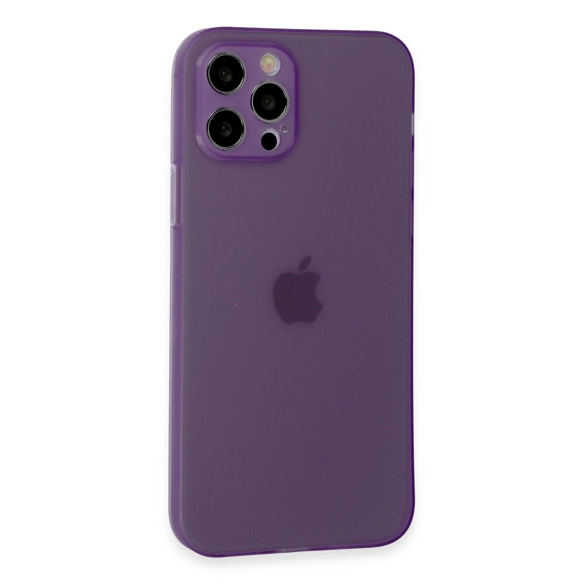 Apple İphone 12 Pro Kılıf Puma Silikon - Koyu Mor