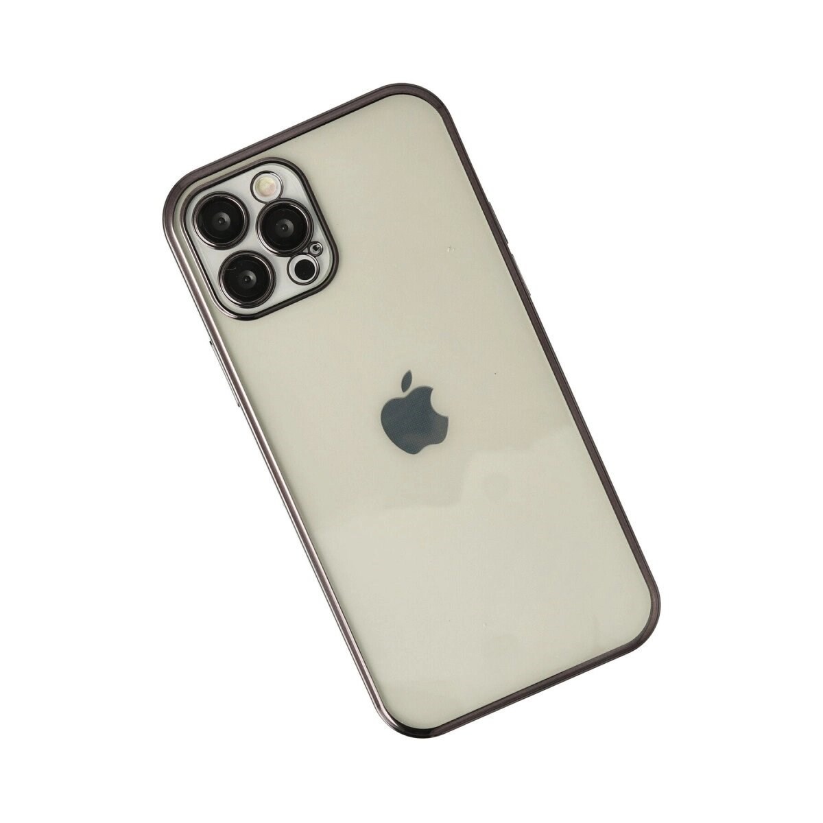 Apple İphone 12 Pro Kılıf Razer Lensli Silikon - Siyah