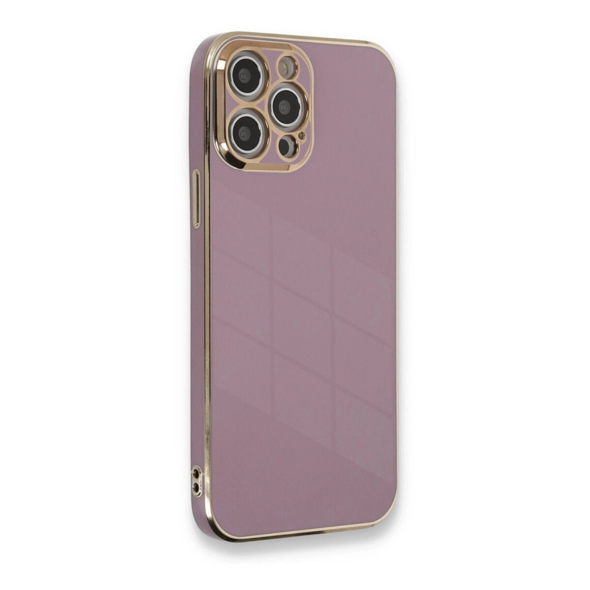 Apple İphone 12 Pro Kılıf Volet Silikon - Mor