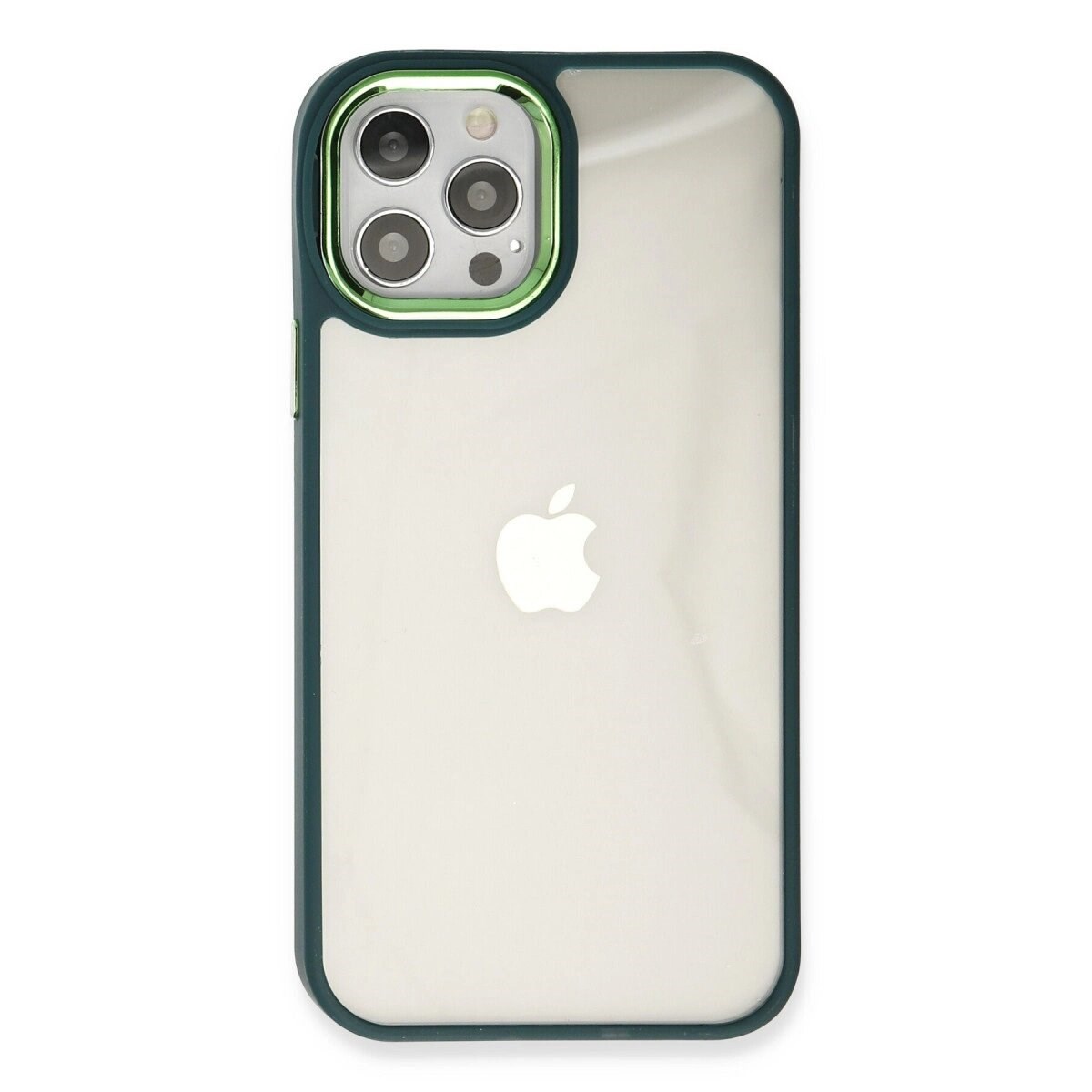 Apple İphone 12 Pro Max Kılıf Dora Kapak - Haki Yeşil