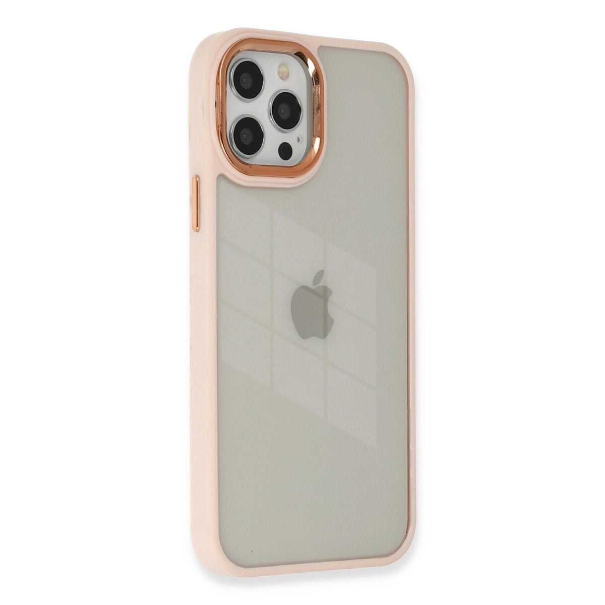 Apple İphone 12 Pro Max Kılıf Dora Kapak - Pudra