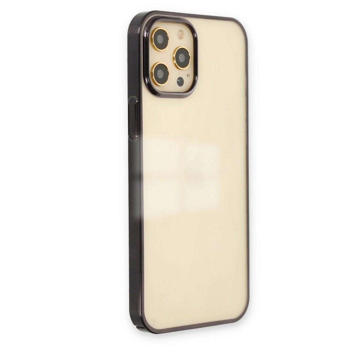 Apple İphone 12 Pro Max Kılıf Element Silikon - Siyah