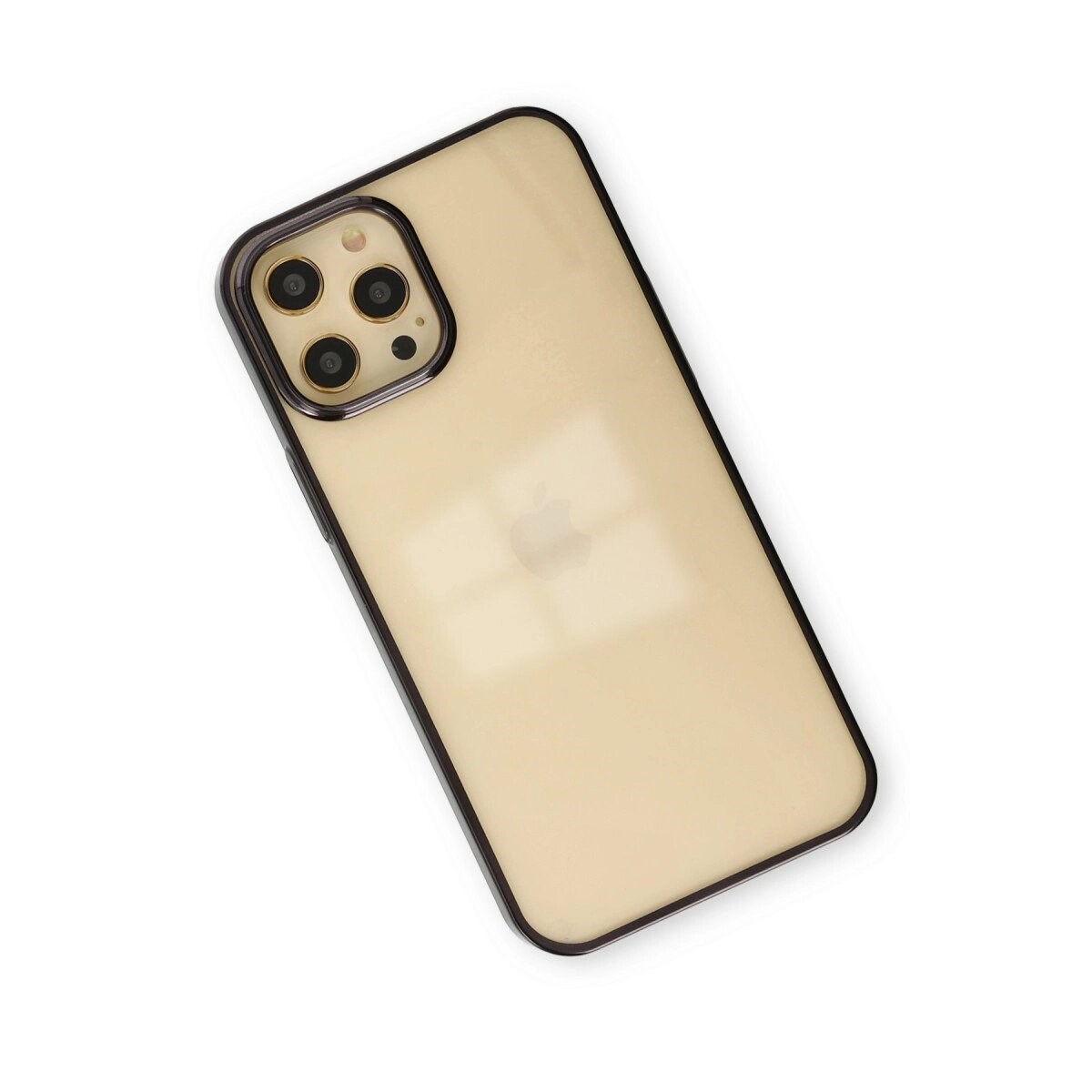 Apple İphone 12 Pro Max Kılıf Element Silikon - Siyah