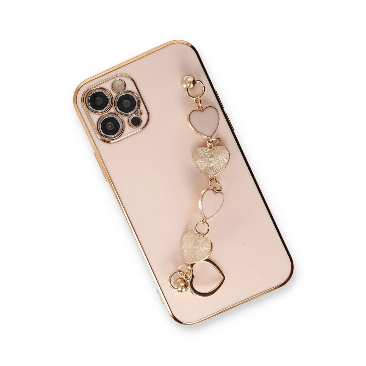 Apple İphone 12 Pro Max Kılıf Esila Silikon - Pudra