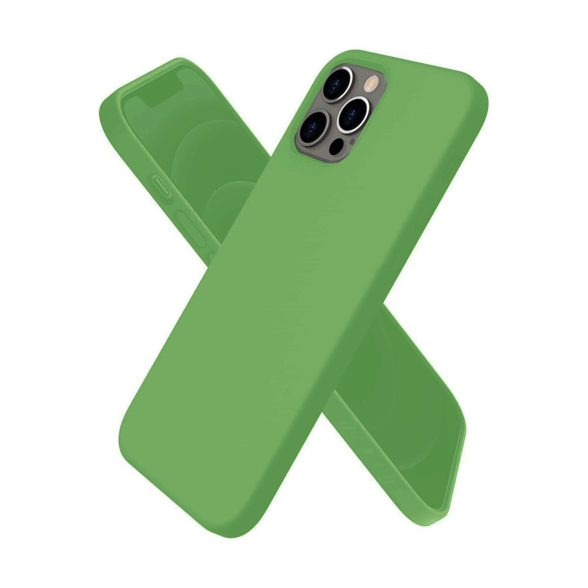Apple İphone 12 Pro Max Kılıf First Silikon - Yeşil