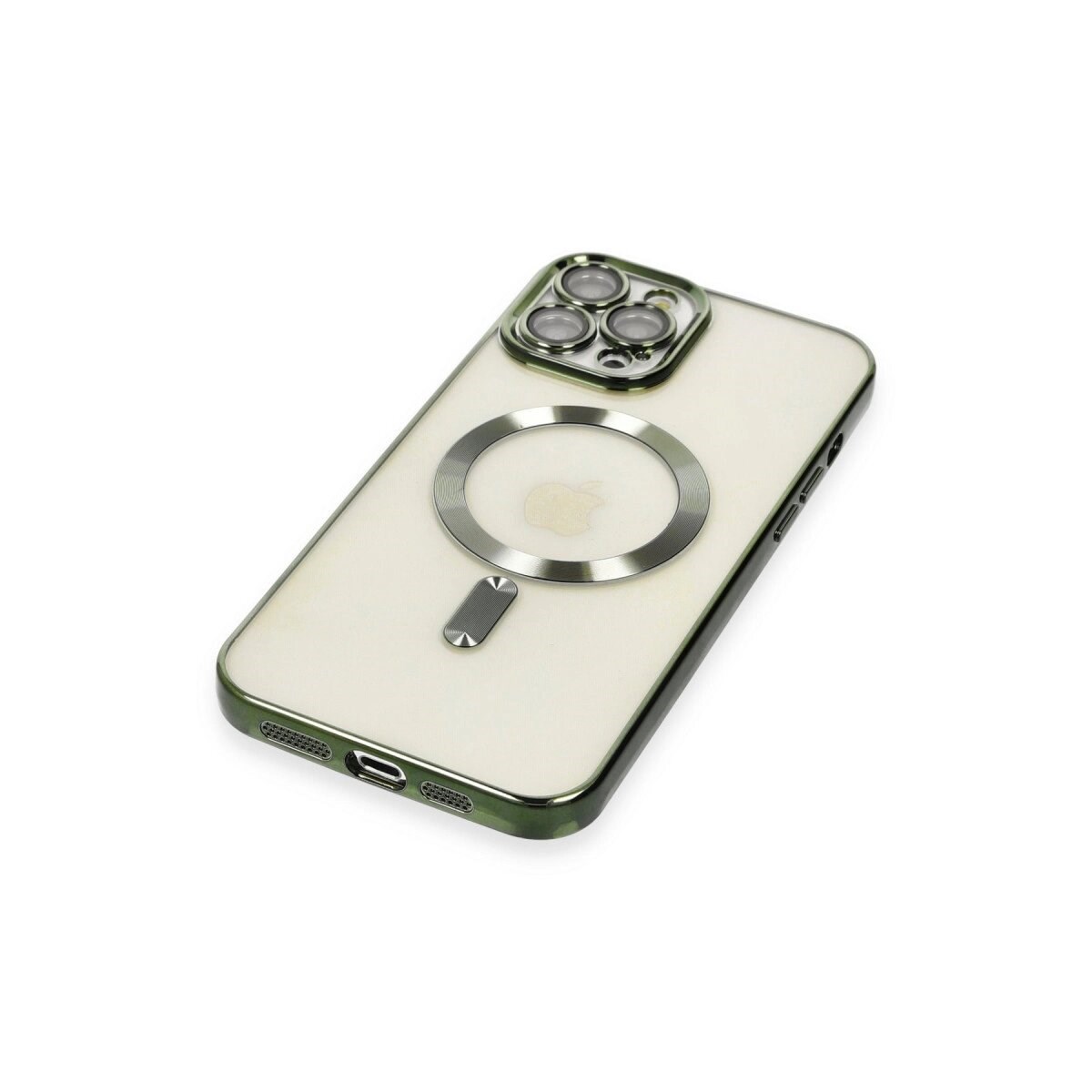 Apple İphone 12 Pro Max Kılıf Kross Magneticsafe Kapak - Koyu Yeşil