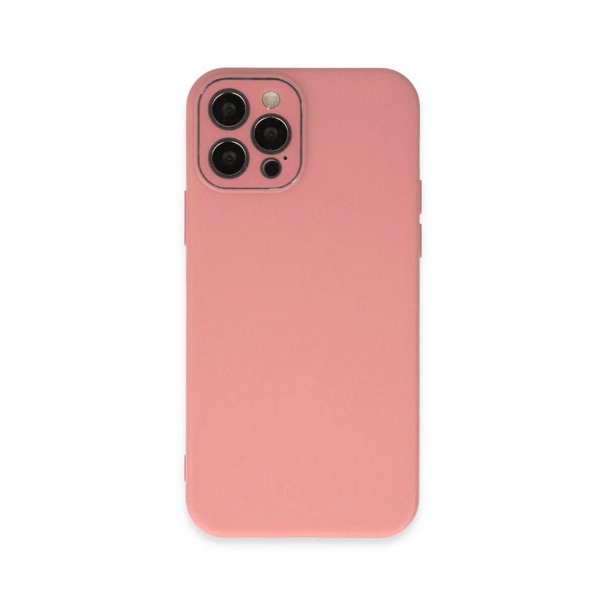 Apple İphone 12 Pro Max Kılıf Lansman Glass Kapak - Pembe