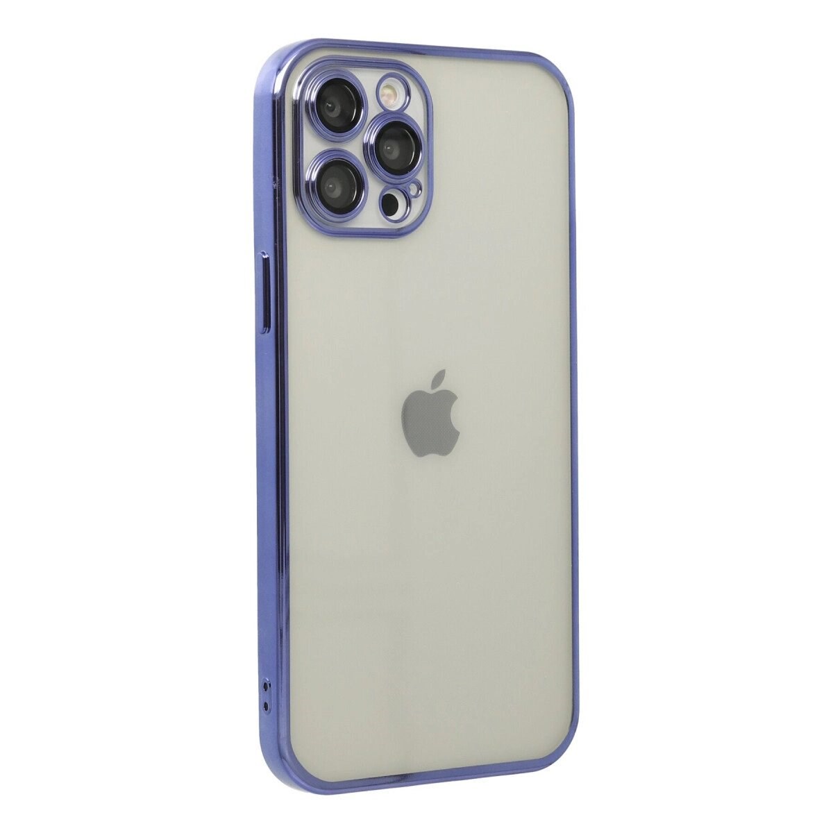 Apple İphone 12 Pro Max Kılıf Razer Lensli Silikon - Mor