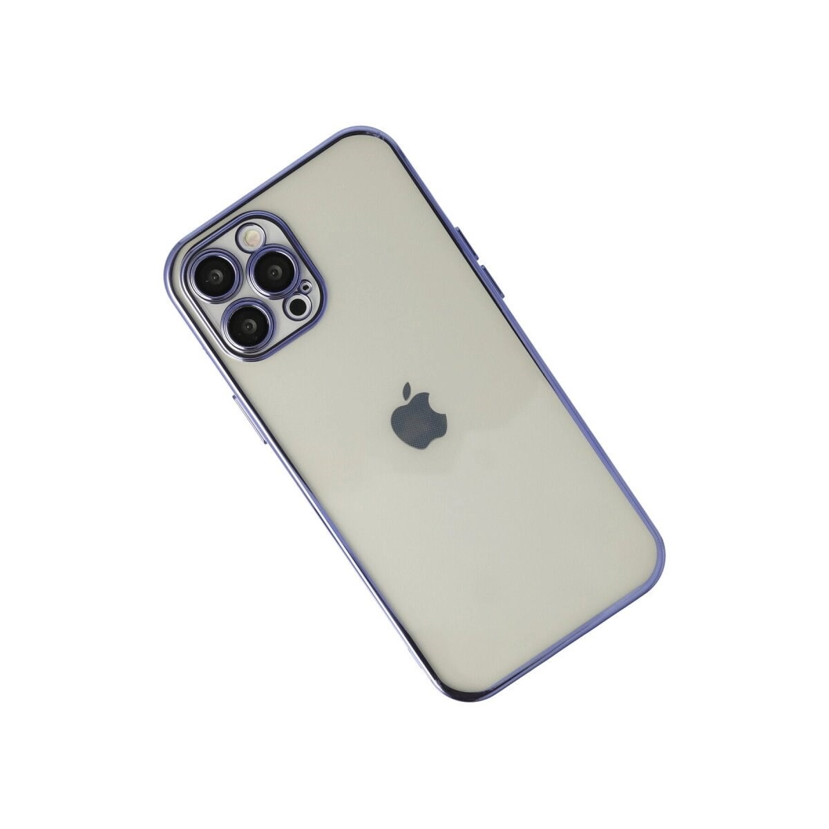 Apple İphone 12 Pro Max Kılıf Razer Lensli Silikon - Mor