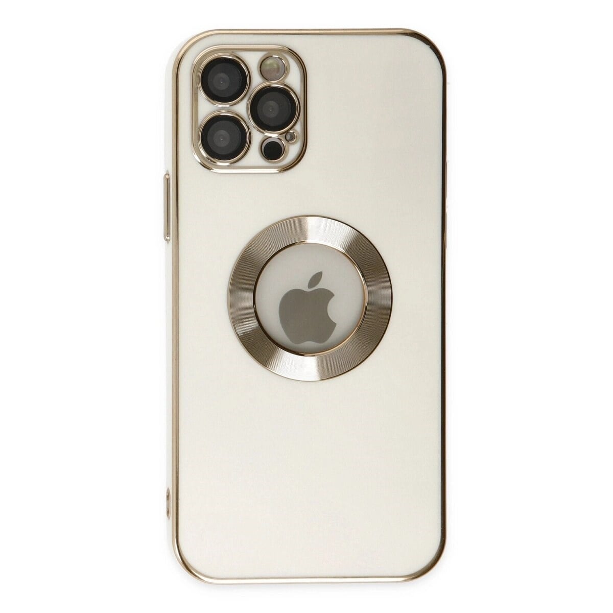 Apple İphone 12 Pro Max Kılıf Store Silikon - Beyaz