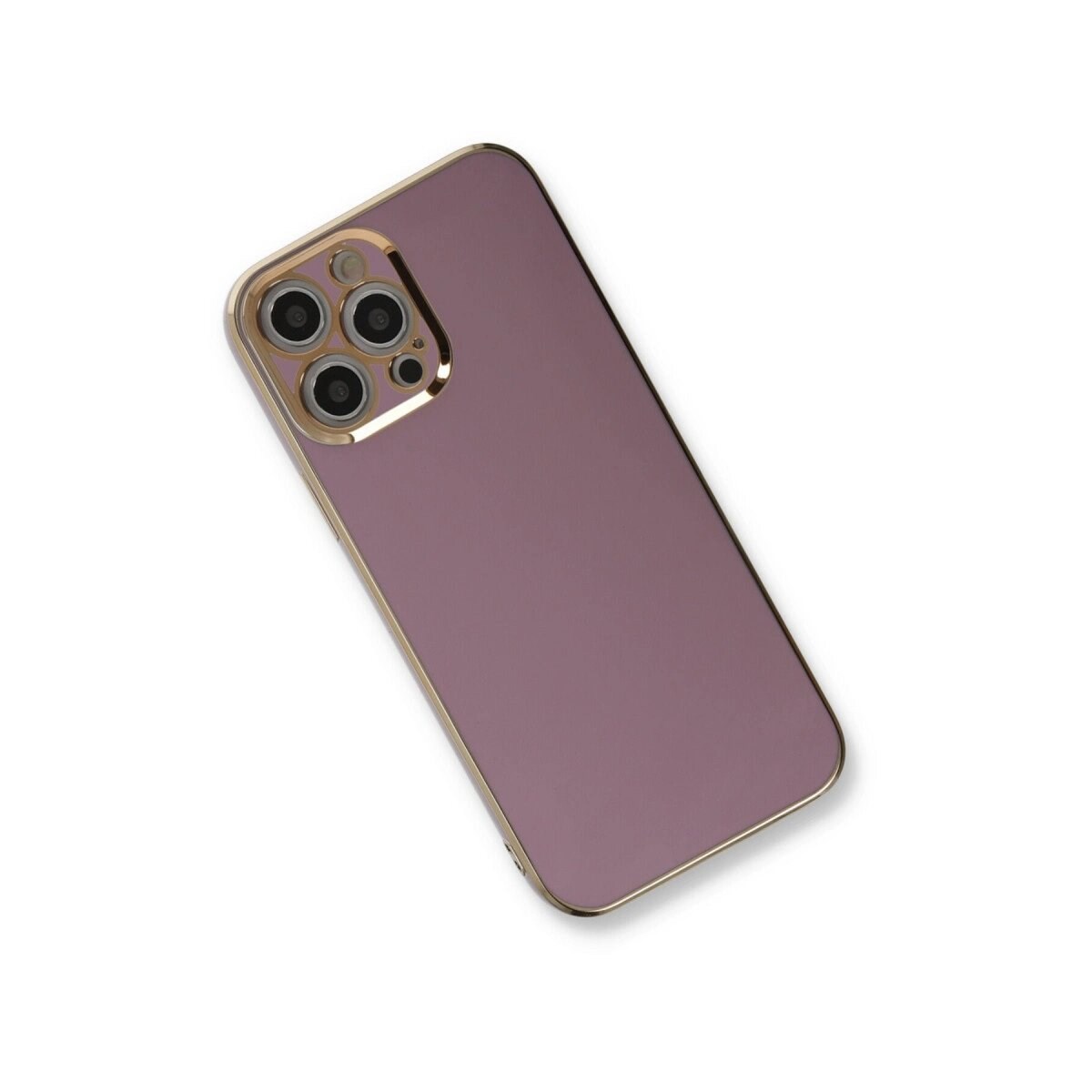 Apple İphone 12 Pro Max Kılıf Volet Silikon - Mor