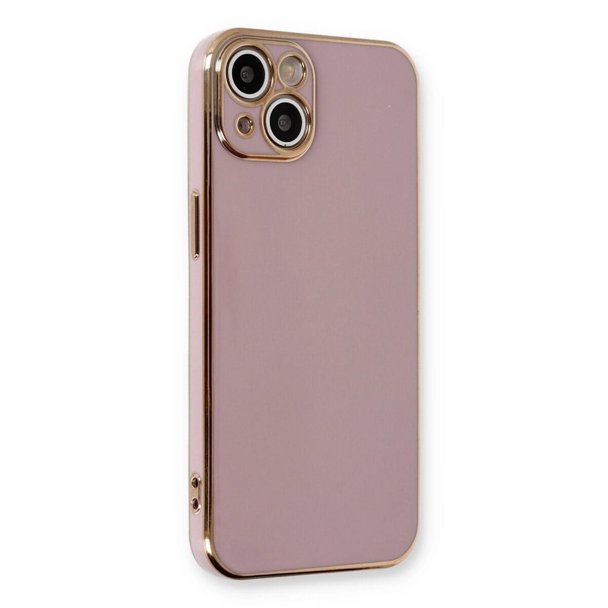 Apple İphone 13 Kılıf Volet Silikon - Mor