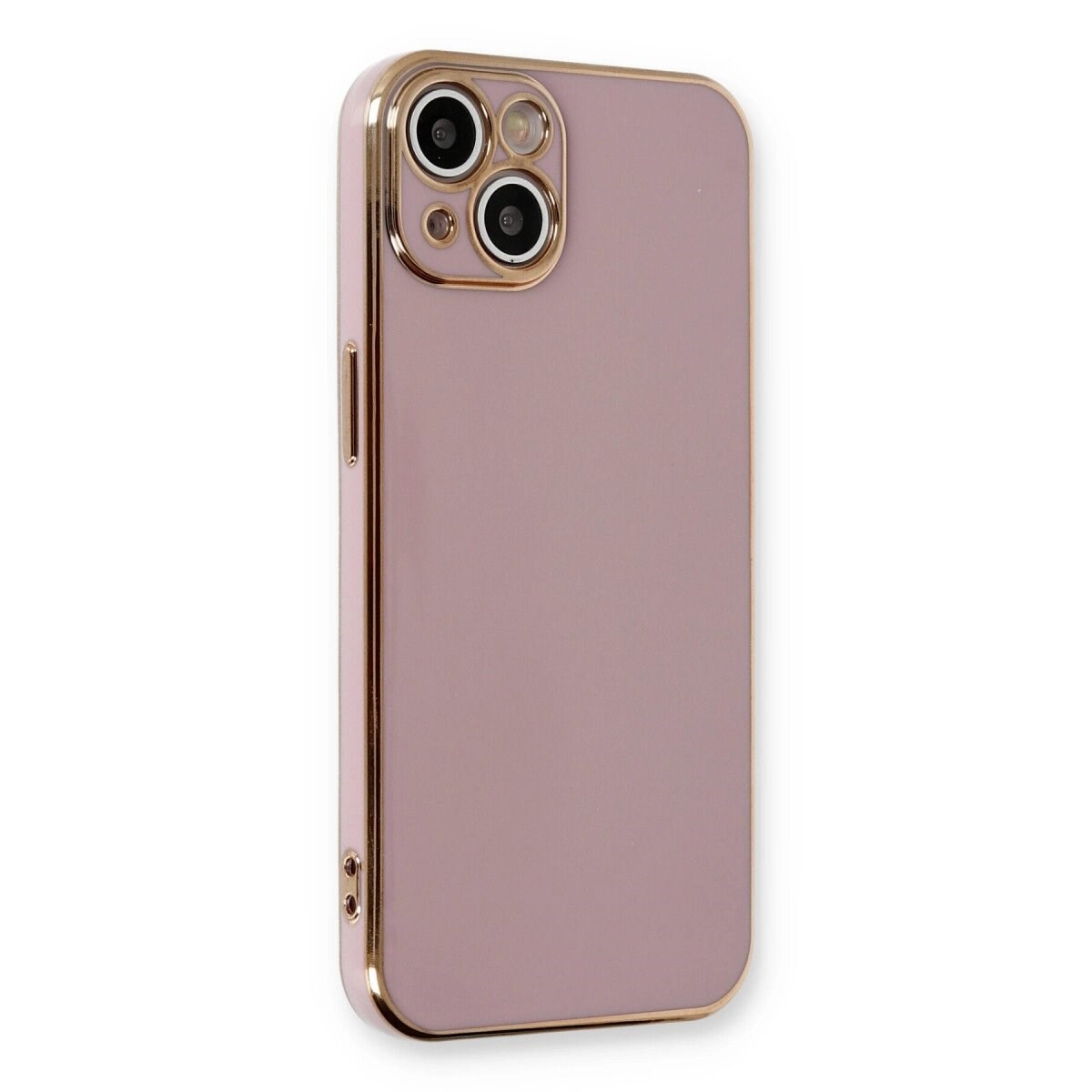 Apple İphone 13 Kılıf Volet Silikon - Mor