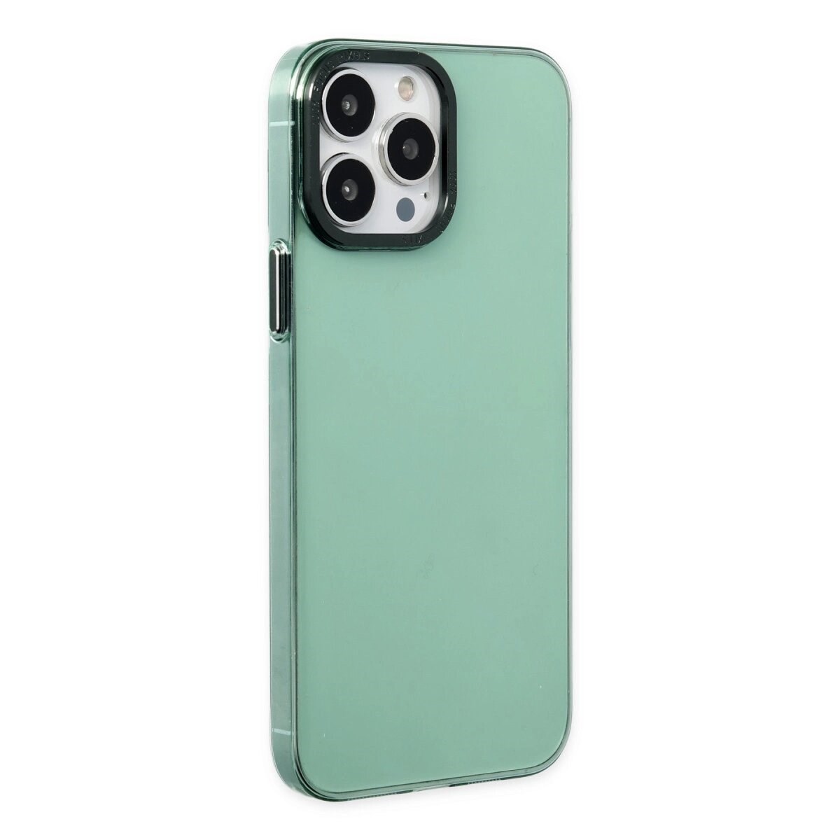 Apple İphone 13 Pro Kılıf Anka Pc Sert Metal Kapak - Yeşil