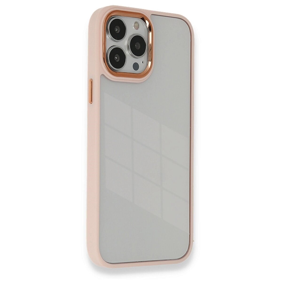 Apple İphone 13 Pro Kılıf Dora Kapak - Pudra