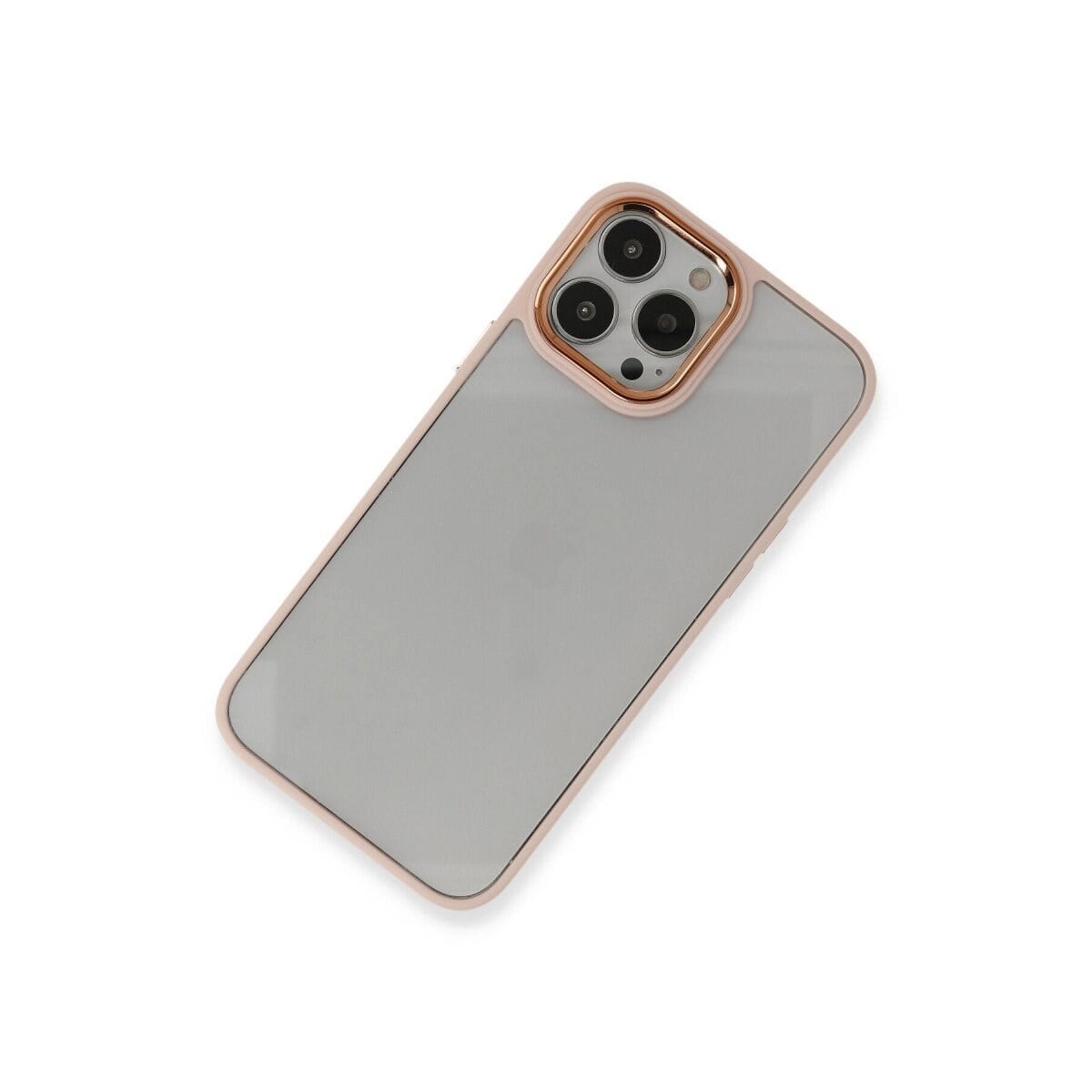 Apple İphone 13 Pro Kılıf Dora Kapak - Pudra