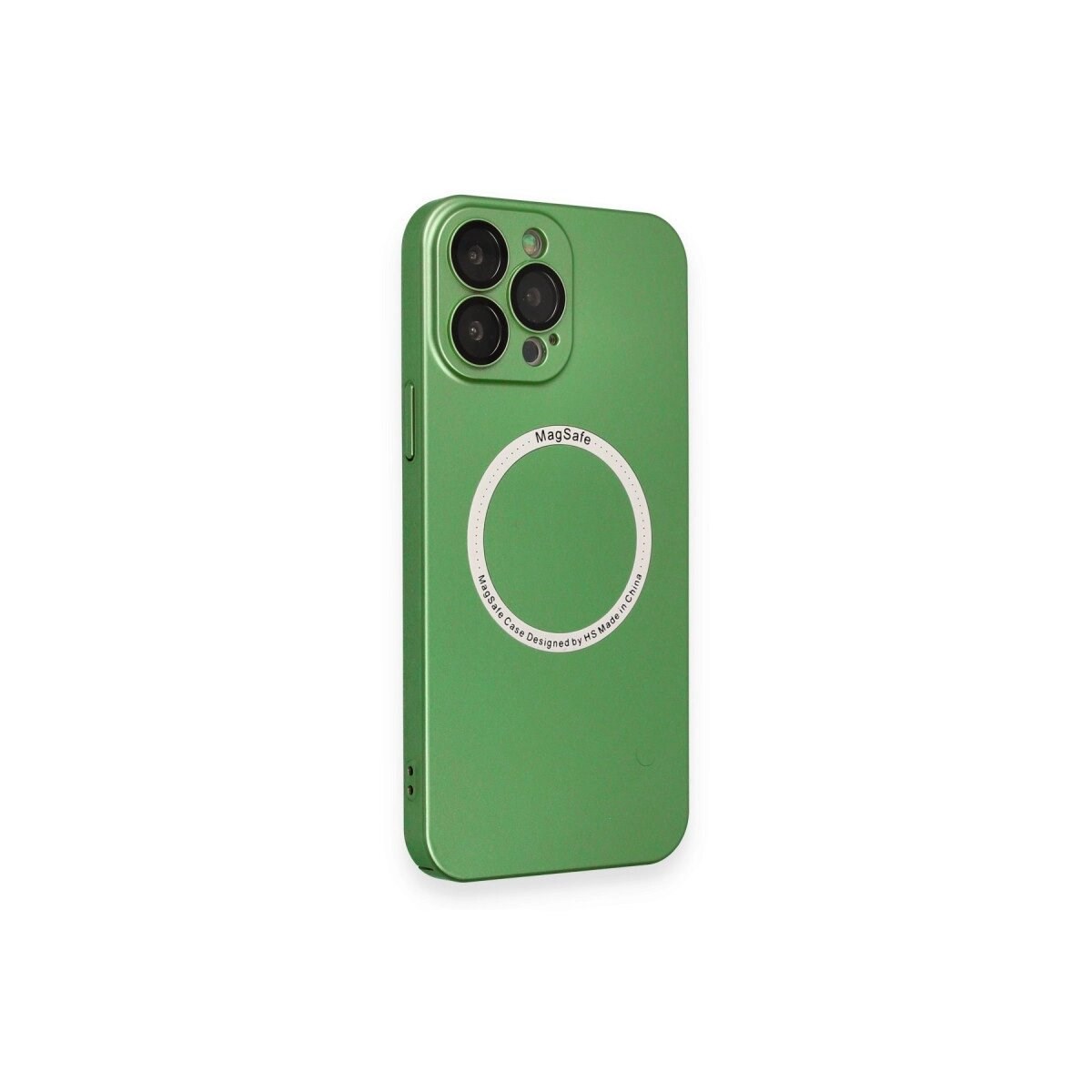 Apple İphone 13 Pro Kılıf Jack Magneticsafe Lens Silikon - Yeşil