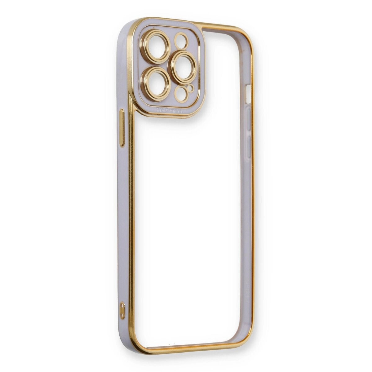 Apple İphone 13 Pro Kılıf Liva Lens Silikon - Lila