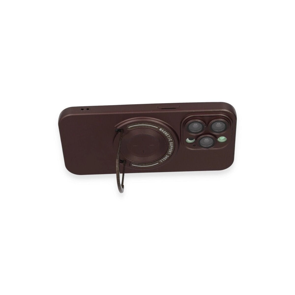 Apple İphone 13 Pro Kılıf Lukka Magneticsafe Kapak - Kahverengi