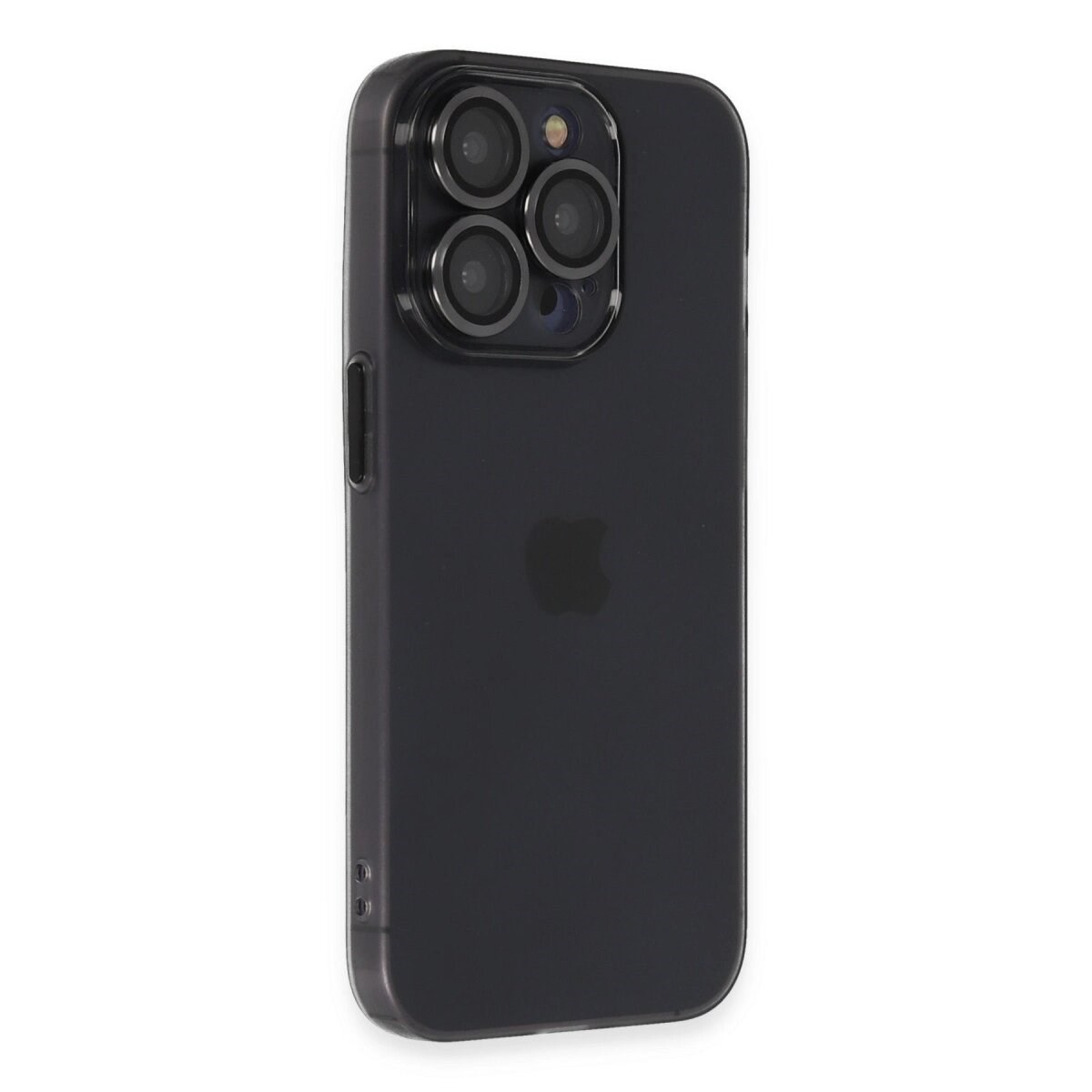 Apple İphone 13 Pro Kılıf Luko Lens Silikon - Siyah