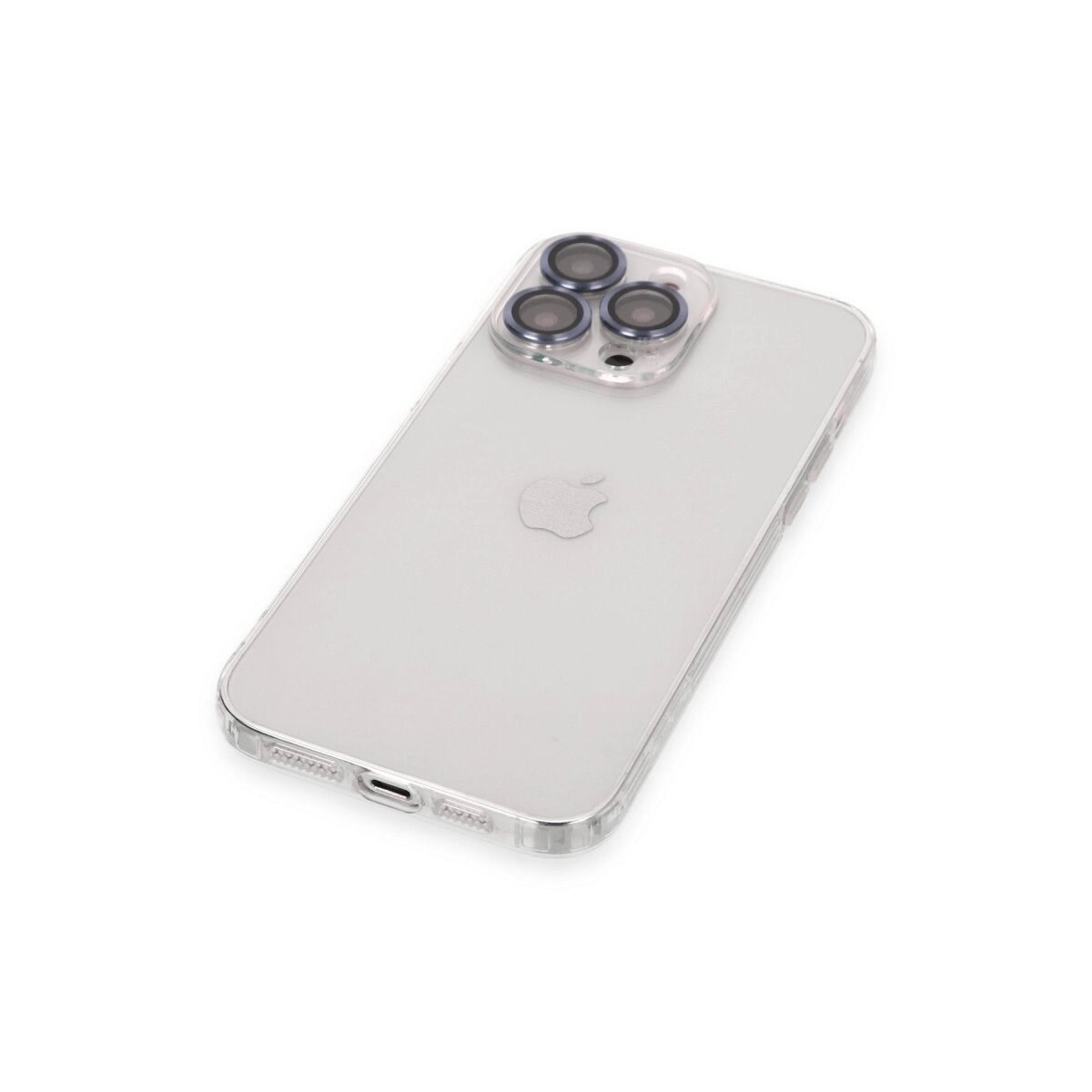 Apple İphone 13 Pro Kılıf Luko Lens Silikon - Sierra Blue